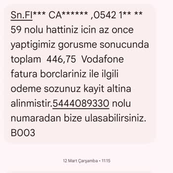 Yanlış Faturalandırma Sonucu Mağduriyet Ve İade Sorunu: Vodafone'dan Kesin Çözüm Bekliyorum