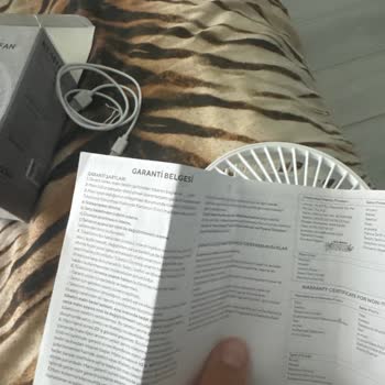 Bir Ayda Bozulan Kumtel USB Fan Hayal Kırıklığı
