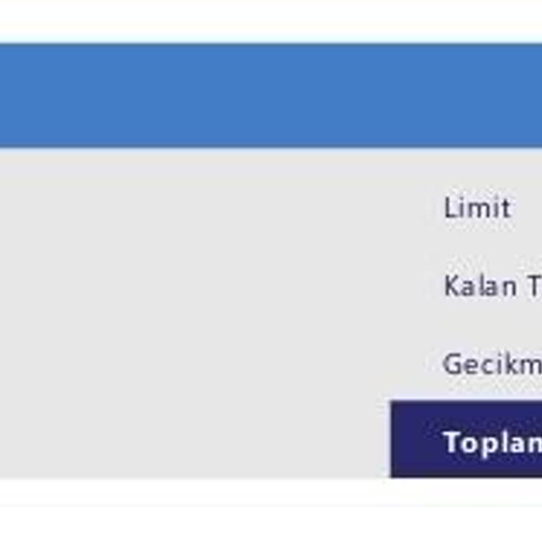 Kapatılan Kredi Kartım Hala Sistemde Görünüyor Ve Limit Sorunu Yaşıyorum