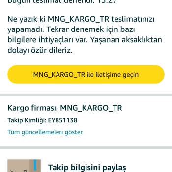 Teslimat Alanı Gerekçesiyle Kargonun Getirilmemesi Ve Yanıltıcı Bilgilendirme
