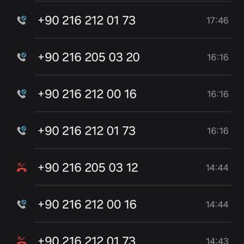 İletişim Bilgilerimin Silinmesini İstiyorum: Sürekli Aranıyorum