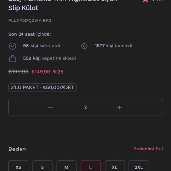 Penti Uygulamasında 3'lü Paket Yanıltmacası Ve Eksik Ürün Teslimatı