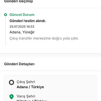 Kargoda Gözüküp Teslim Edilmeyen Ürün Ve Bilgilendirme Eksikliği