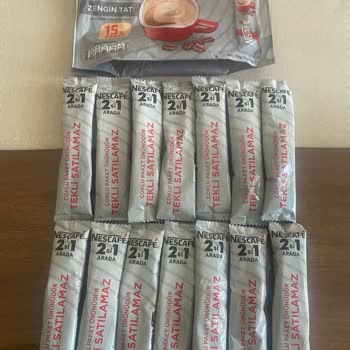 Nescafe 2si1 Arada Paketinden Eksik Ürün Çıkması