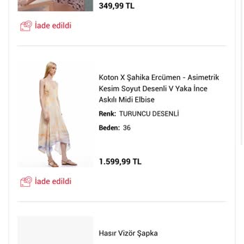 Koton Online Siparişimde İptal Ve İade Mağduriyeti Yaşadım