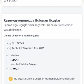 Pegasus Bagaj Hakkım Keyfi Olarak Kısıtlandı