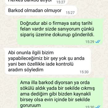 Aldığım Halının Hızla Yıpranması Ve Satıcıdan Destek Alamamam