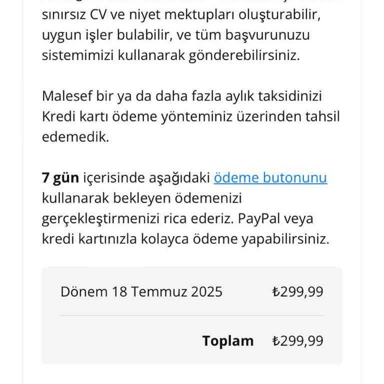 İzinsiz Abonelik Ve Yetkisiz Para Çekme Girişimi
