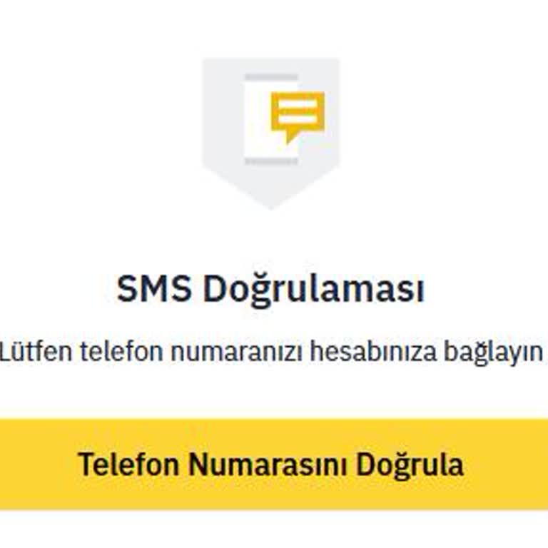 Binance TR SMS Doğrulama Kodları Telefonuma Ulaşmıyor Giriş Yapamıyorum