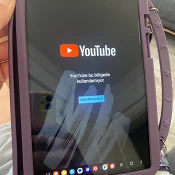 Çocuk Tableti YouTube'a Giriş Yapamıyor: Hediye Amacına Ulaşmadı