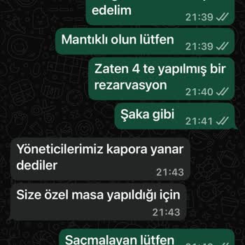 Rezervasyon İptalinde Kapora İadesi Yapılmadı