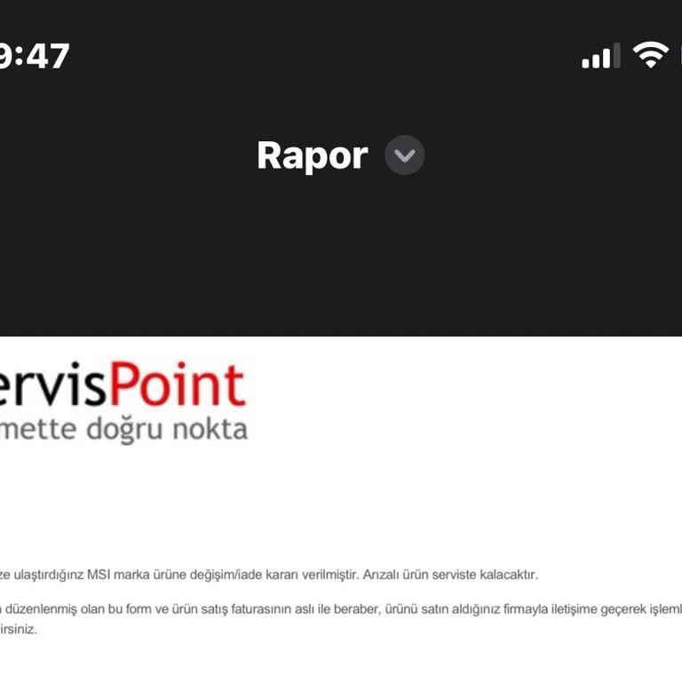 İncehesap Monitör İade Sürecinde Yaşanan İletişim Ve Hizmet Sorunları