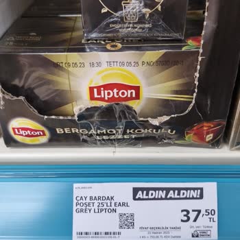 A101 Mağazasında Tarihi Geçmiş Çay Ürünüyle Karşılaştım, Gıda Güvenliği Riski