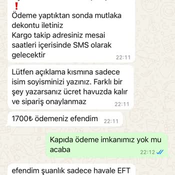 Ödeme Yapıldıktan Sonra Sipariş Ve Bilgilendirme Yapılmadı