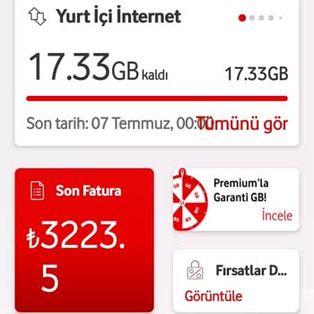 Vodafone Faturama Haksız Yüksek Gecikme Faizi Uygulandı
