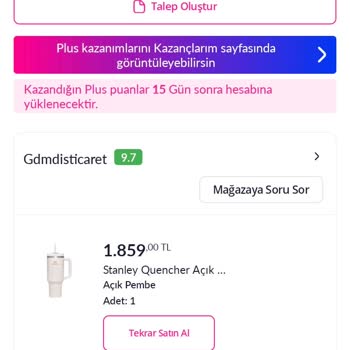 İptal Edilen Siparişte Eksik Worldpuan İadesi Sorunu