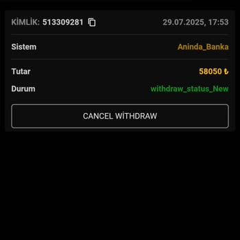 Kazanç Çekim Talebim Engellendi, Temsilci Kayboldu!