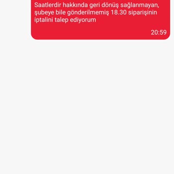 Sipariş İptali Ve Müşteri Hizmetleri Sistemi Sorunları Yaşadım