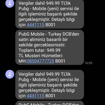 Mobil Ödeme Yoluyla Bilgim Dışında PUBG Mobile Harcaması Ve Türk Telekom'un İlgisizliği