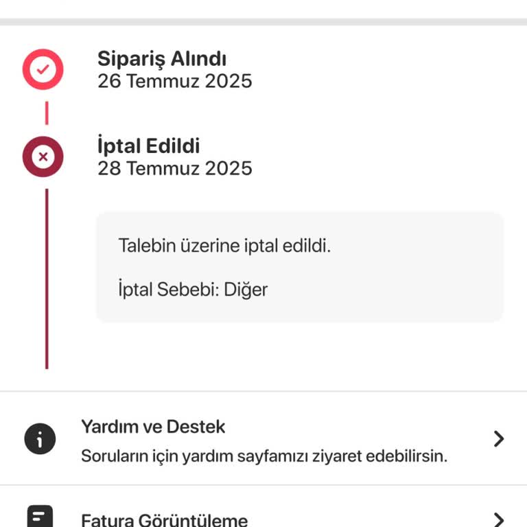 İptal Edilen Siparişimde İade Gecikmesi Yaşıyorum