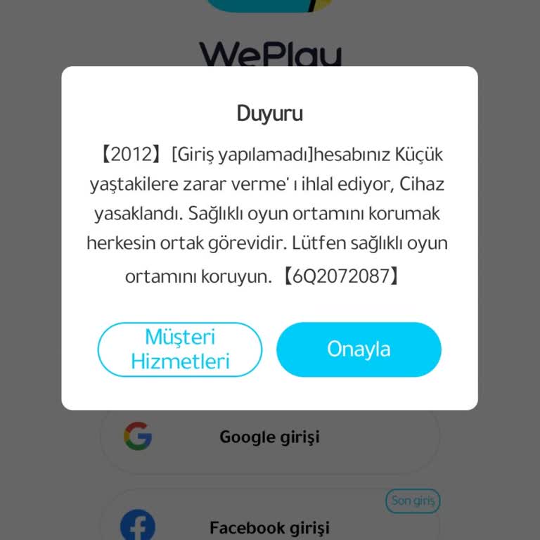 Haksız Yere Banlanan Hesabımın İncelenmesini Ve Yasağın Kaldırılmasını Talep Ediyorum