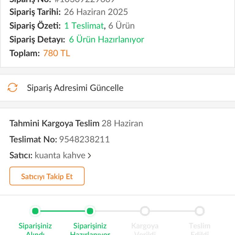 Bir Ay Geçti Siparişim Hâlâ Hazırlanıyor Markadan Ve Trendyol'dan Yanıt Yok