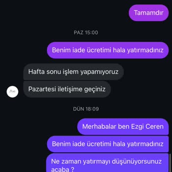 Defolu Ürün Ve Geciken Para İadesi Nedeniyle Mağduriyet Yaşadım