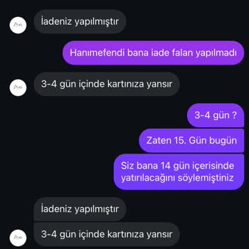 Defolu Ürün Ve Geciken Para İadesi Nedeniyle Mağduriyet Yaşadım