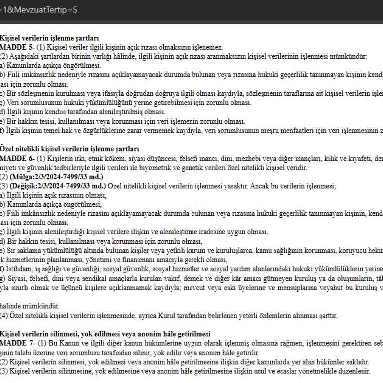 Hesabımın Kalıcı Olarak Silinmesi Ve Kişisel Verilerimin Korunması Talebim Reddediliyor