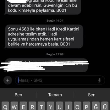 Kredi Kartım Yanlış Adrese Ve Kişiye Teslim Edildi Çözüm Bekliyorum