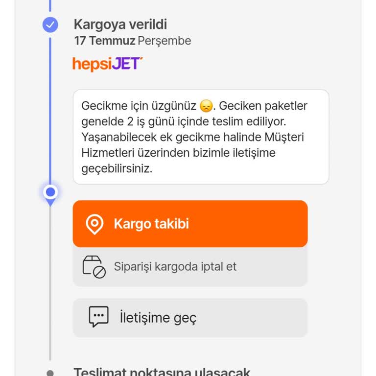 Hepsiburada Teslimat Ve Bilgilendirme Sorunları
