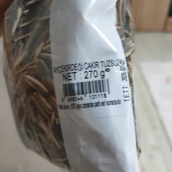 Tuzsuz Çekirdek Paketinden Sigara İzmariti Çıktı