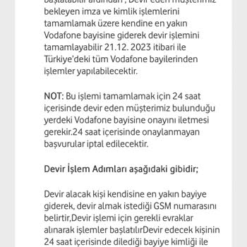 Vodafone Bayilerinde Farklı Bilgilendirme Ve Yüksek Devir Ücreti Mağduriyeti
