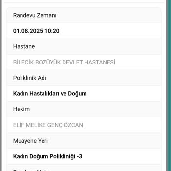 Randevum Gerekçesiz Ve Bilgi Verilmeden İptal Edildi