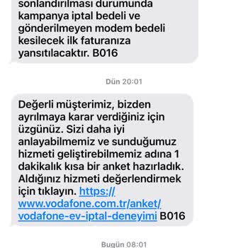 Modem İadesi Gecikmesine Yüksek Ücret Ve Yanlış Bilgilendirme Mağduriyeti