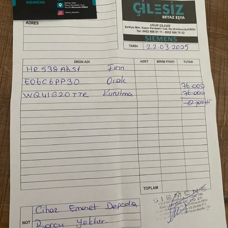 Satın Aldığım Kurutma Makinesi Teslim Edilmedi, Mağduriyetim Giderilmiyor