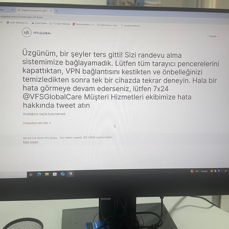VFS Danimarka Vize Randevu Sisteminde Sürekli Hata Ve Mağduriyet