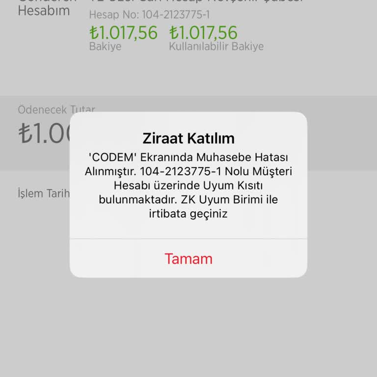 Bilgilendirme Yapılmadan Hesaba Bloke Konulması Ve İletişim Sorunu