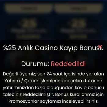 Betzula Bonus Koşullarını Sağlamama Rağmen Kayıp Bonusum Verilmedi ve Açıklama Yapılmadı