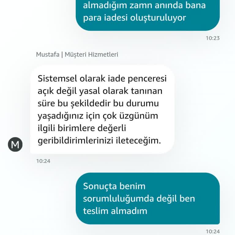 Açık Gelen Paket Sonrası İade Yapılmadı Hesabım Kapatıldı