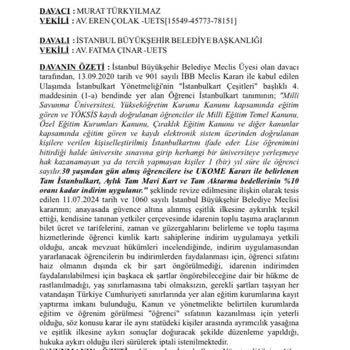 Mahkeme Kararına Rağmen İstanbulkart İndiriminden Yararlanamıyorum