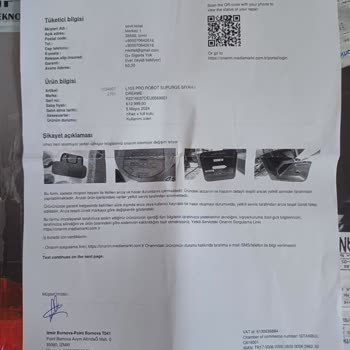 Dreame L10S Süpürge Servis Sürecinde Çözülmeyen Sorunlar Ve Mağduriyet