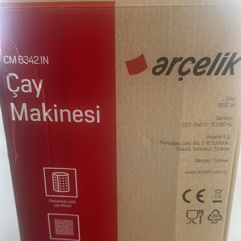 Kutudan Farklı Model Ve Arızalı Çay Makinesi Gönderildi, Fatura Paylaşılmıyor