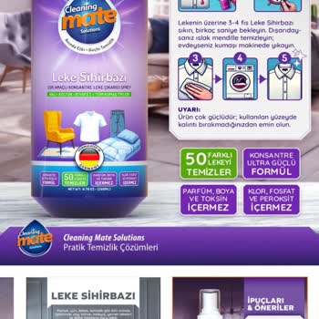 Leke Sihirbazı Ürünü Hem Lekeleri Çıkarmadı Hem De Kıyafetlerimi Bozdu