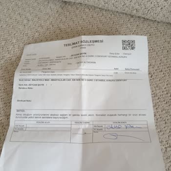 Ayıplı Ve Farklı Ürün Teslimatı, İlgisiz Müşteri Hizmeti