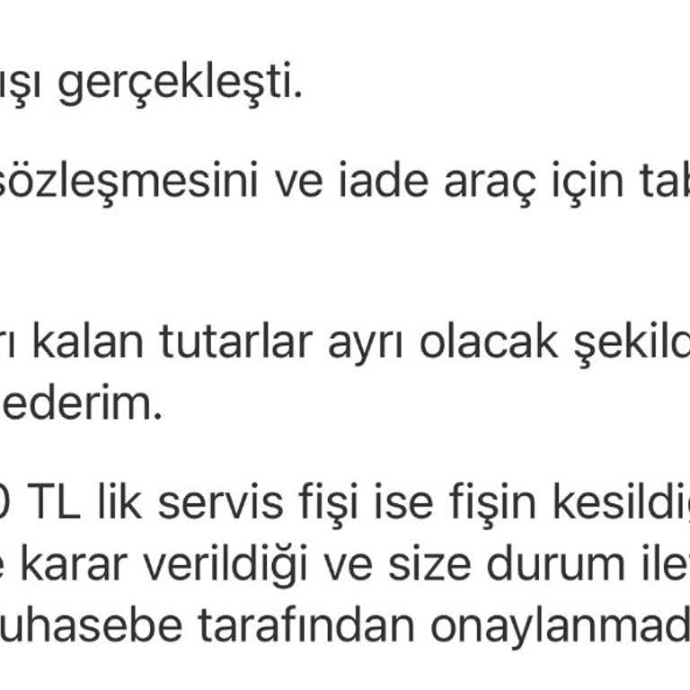 Araç İadesinde Yapılan Masraflar Karşılanmadı, Mağdur Edildik