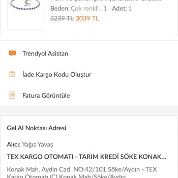 Trendyol Gel Al Otomasyonunda Yaşanan Sorun Hediyemi Geciktirdi