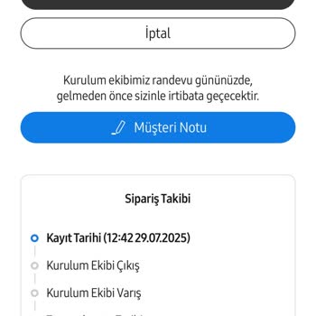 Klima Kurulum Randevusunun Habersiz Ertelenmesi
