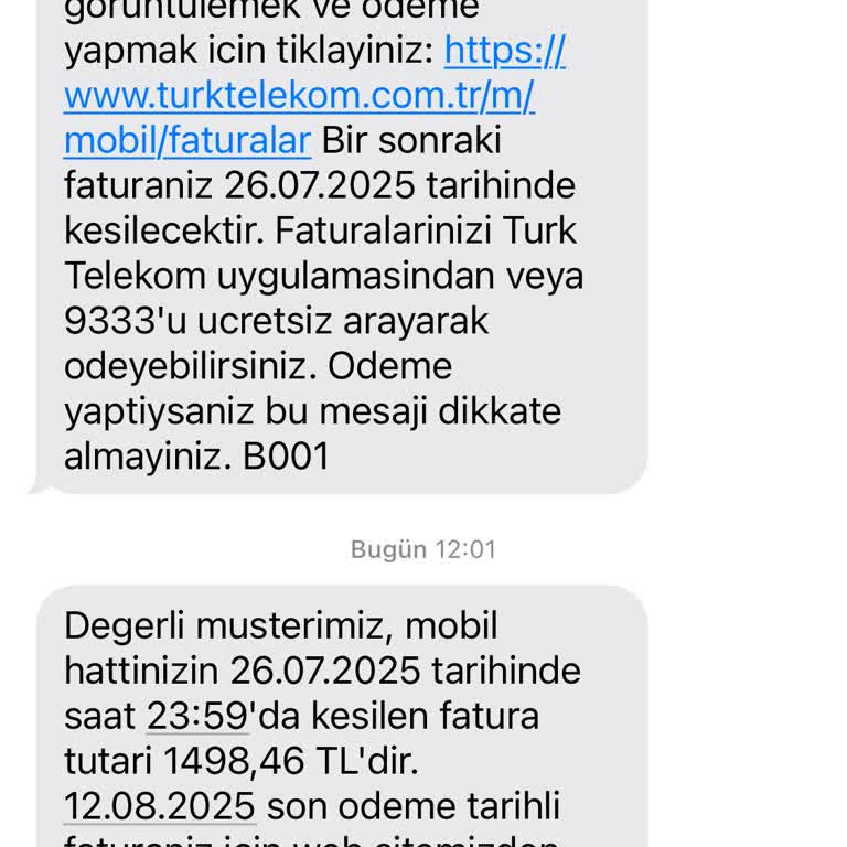 Taahhüt Bitmeden Operatör Değişikliğinde Ek Ücret Yansıtılması