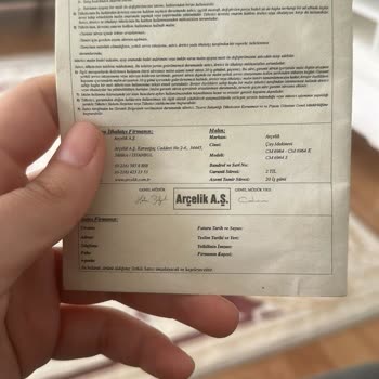 Garanti Belgesi Ve Seri Numarası Olmasına Rağmen Çay Makinesi Tamiri İçin Fatura İsteniyor